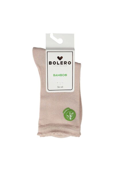 Bolero جوارب نسائية فاخرة خياطة مخفية من الخيزران من نوع مينك