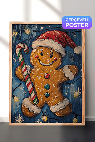 Postifull Slika u drvenom okviru, set postera i okvira, serija za novogodišnj...