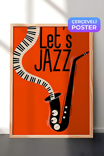 Postifull Slika u drvenom okviru, Let's Jazz - 1, Kuhinjska slika iz serije C...