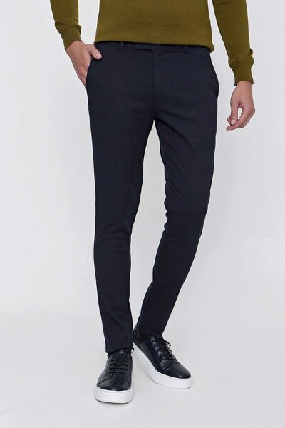 Efor P 1100 Slim Fit Lacivert Spor Pantolon