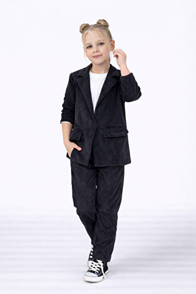 RAPAPA Dívka (neobsahuje šátek) Velvet Cool Elegantní 3dílná bunda Suit 9068 ...