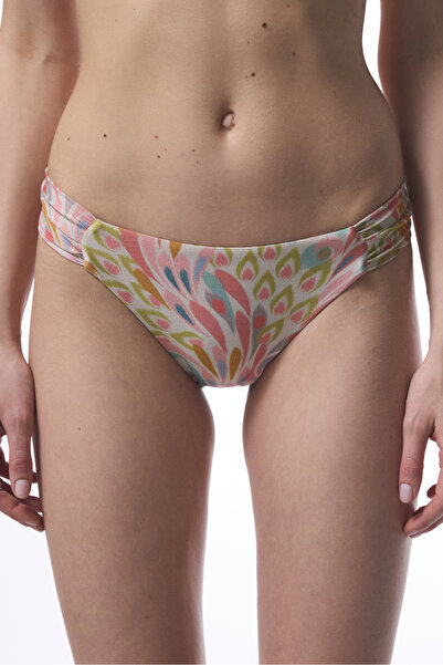 Penti Partea de jos de bikini Hipkini cu talie înaltă cu margele Faro