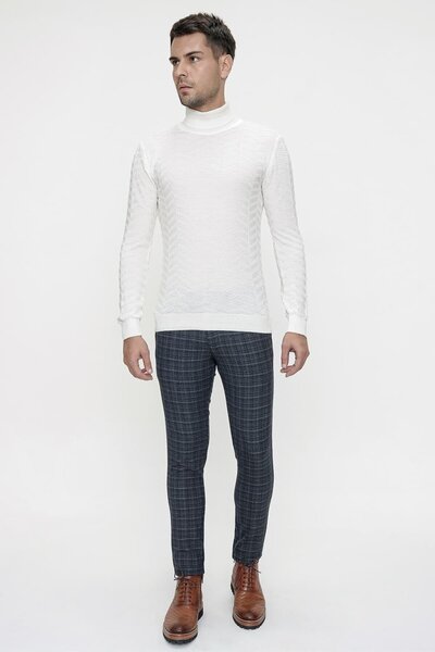 Efor P 1082 Slim Fit Lacivert Spor Pantolon