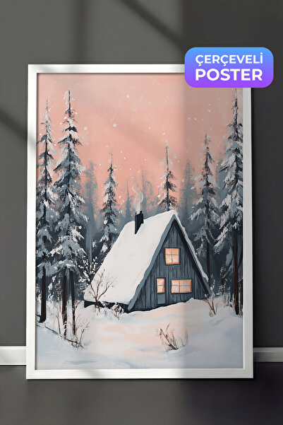 Postifull Slika u beloj ramovini, umetnički dizajn zidne slike, serija za nov...