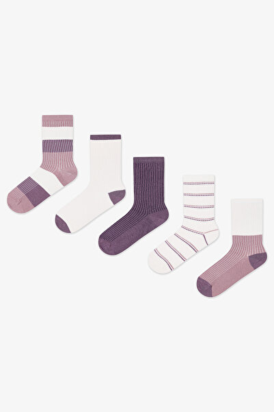 Penti 5 Pairs of Cotton Striped Socks
