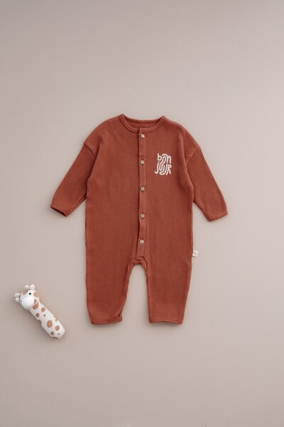 Oh La La Koala For Little Ones Bonjour Düğmeli Bebek Tulum