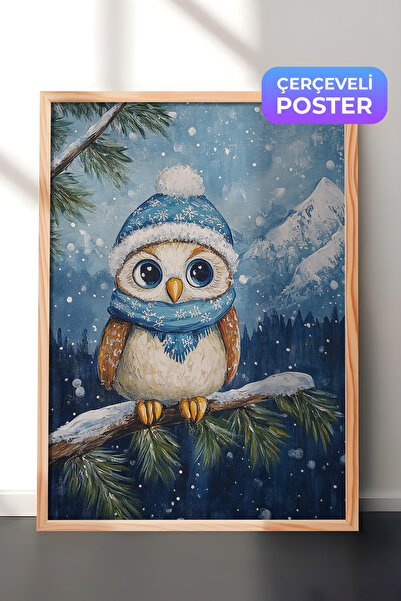 Postifull Slika u drvenom okviru, set postera i okvira, serija za novogodišnj...