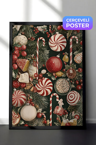 Postifull Slika u crnom okviru, set postera i okvira, serija za novogodišnju ...