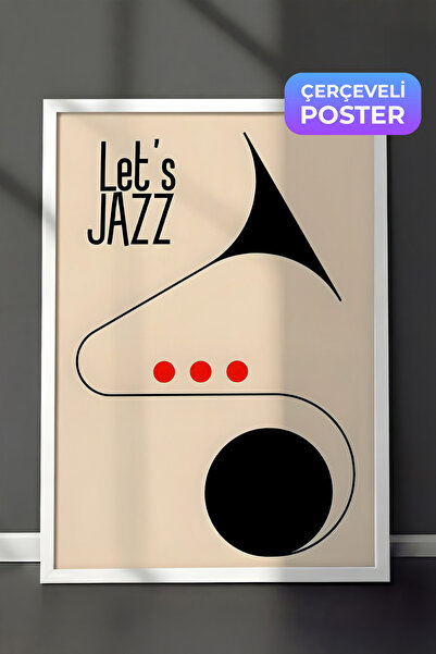 Postifull Slika u beloj ramu, Let's Jazz - 2, Kuhinjska zidna slika iz serije...