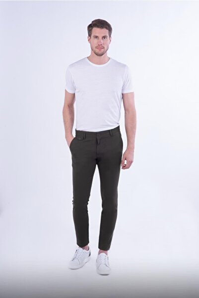 Efor P 1076 Slim Fit Haki Spor Pantolon