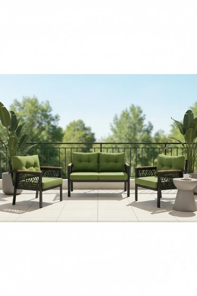 adımshops MELİSA Balkon-bahçe-kafe Çay Seti Koltuk Oturma Takımı-oturma Grubu...