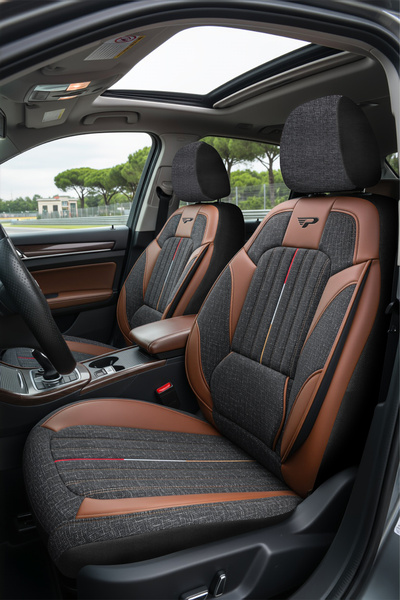 Panda Kılıf Panda Milano Series Linen Fabric Car Seat Cover - Full Set