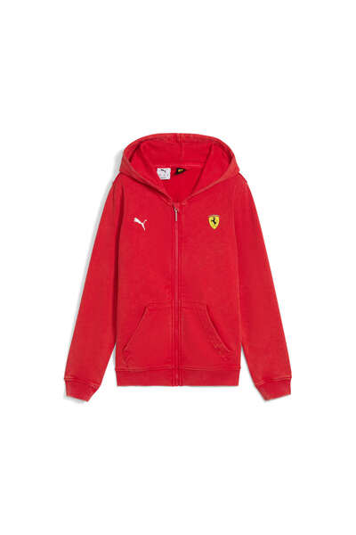 Puma SCUDERIA FERRARI Sportswear Genç Kapüşonlu SWEATSHIRT