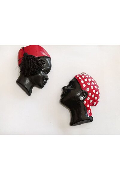 RTRRH RETRO RUHU 1980 LER AŞUK İLE MAŞUK EL EMEĞİ DUVAR DEKORASYON ÜRÜNÜ