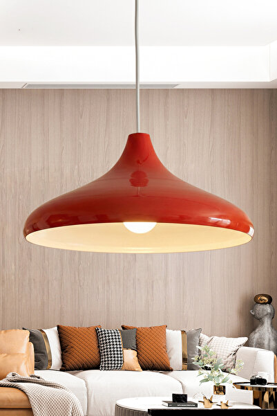 Marrien Nova Turuncu Metal Sarkıt (35 cm) | Yemek Masası Üstü Avize | Mutfak ...