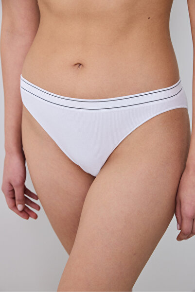 Penti Seamless Off-White Brazilian Panties