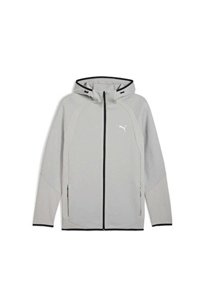 Puma EVOSTRIPE FZ Hoodie DK Erkek Sweatshirt