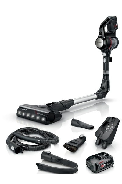 Bosch Unlimited 7 Çift Bataryalı 10 Yıl Motor Garantili Siyah Şarjlı Dikey Sü...