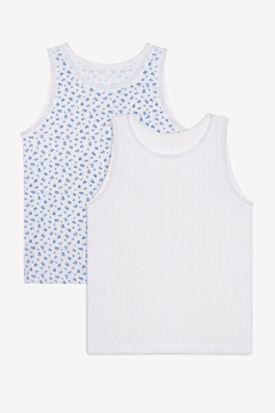 Penti Kız Çocuk Flowers Point Termal 2li Çok Renkli Atlet