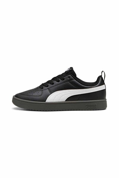 Puma Rickie Jr Unisex Spor Ayakkabı 384311-34 Black-White-Gum
