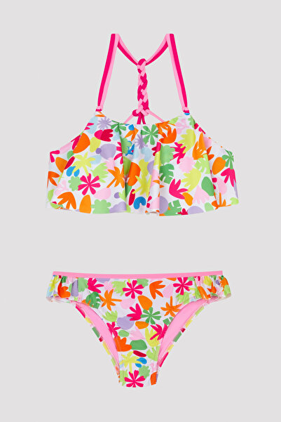 Penti T. Set de bikini Bandeau cu croșetat