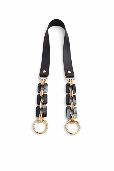 Nildenhobim Suni Derili Akrilik Kare Model Örgü Çanta Ve Deri Çanta Sapları -...