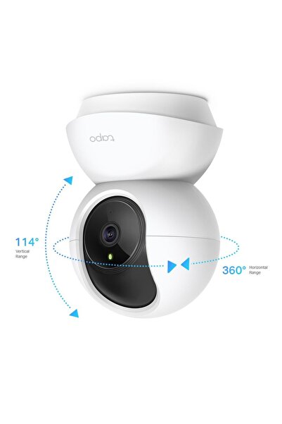 TP-LINK Tapo C200 1080p FHD İç Mekan Wifi Güvenlik Kamerası Hareket Tespit Ve Takibi 360D 9m Gece Görüşü