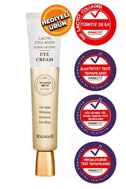 RİCOCELL % 80 Fransız Kolajeni Içeren Premium Göz Çevresi Kremi (büyük Boy)