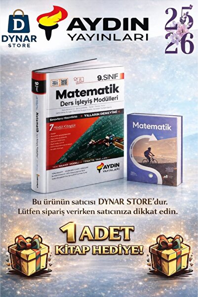 Aydın Yayınları Aydın 9. Sınıf Matematik Ders İşleyiş Modülleri 2025/26 Maari...