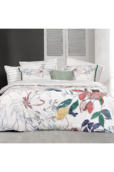 Sarev طقم غطاء لحاف Adali بيج مقاس كينج (حجم كينج) مصنوع من القطن بنسبة 100%