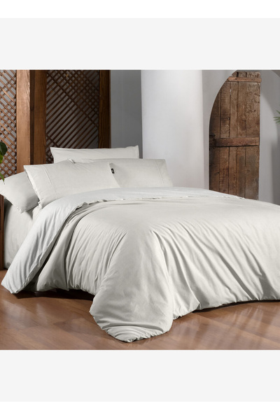 Sarev Комплект спално бельо в цвят екрю UNITWILL NT FANCY TK 1Y, .ECRU