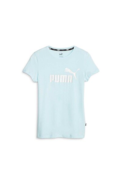 Puma Μπλουζάκι με μεταλλικό λογότυπο Essentials