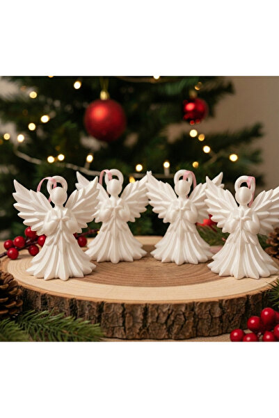 Noel Ağacı Melek Süsü 3 Adet 6 CM