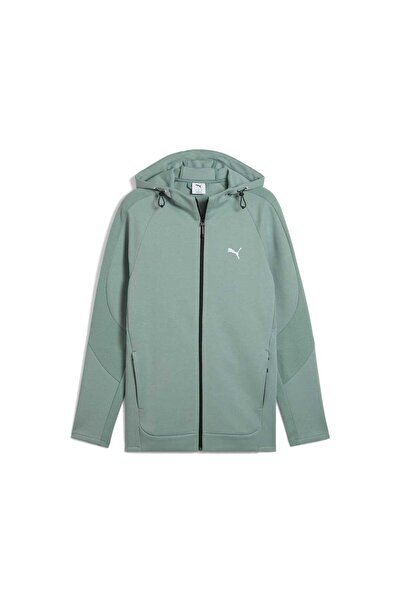 Puma Jachetă pentru bărbați EVOSTRIPE cu glugă cu fermoar complet