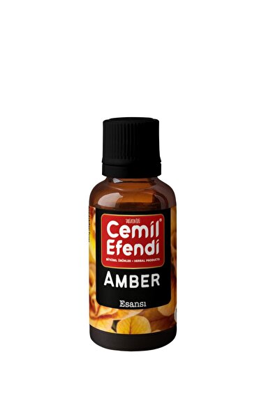 Cemilefendi Amber Esansı 10 ml Tütsü ve Buhurdanlık Difüzör Uçucu Oda Koku Ya...
