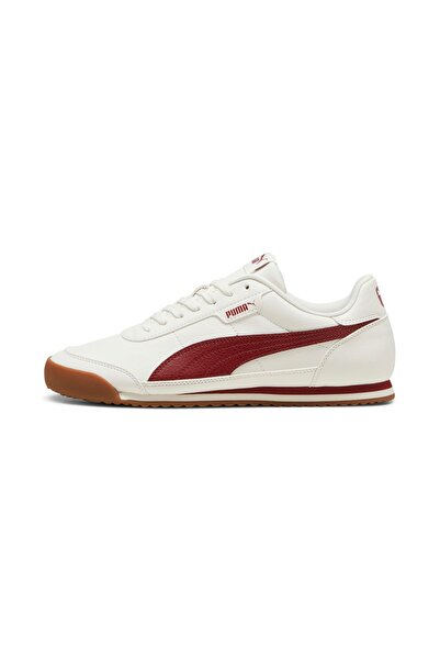 Puma Turino II-Alb cald-Intense Red-Gum