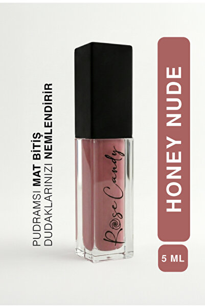 Rose Candy Mat & Nemlendirici Etkili Dudak Parlatıcısı|Likit Mat Ruj|Kahveren...