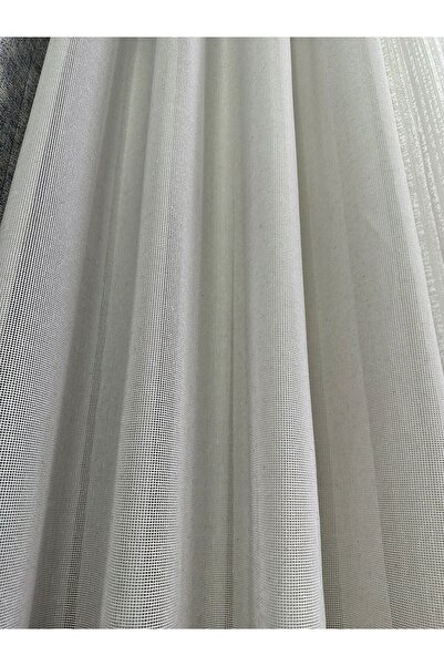 dekoson Lüx Kırışmaz Taş Rengi Keten Tül Perde (Her Odaya Uyumlu) Seyrek Pile...