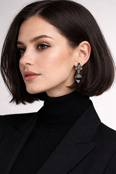 New Obsessions حلق نسائي أسود عتيق