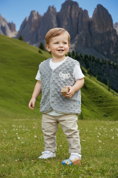 Buude Kids Baby Vest Welsoft Fabric Inside Is Cotton
