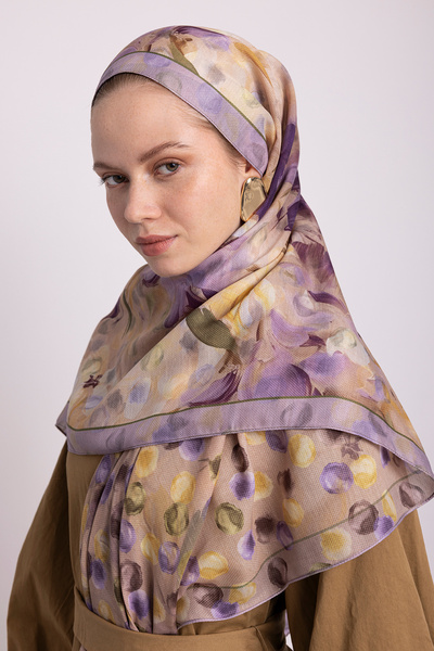 Ayshara Nevbahar Koleksiyonu Saba Çift Taraflı Şal