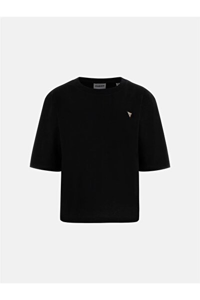 Guess Dámske čierne tričko Colette Active Boxy Fit V4BI21I3Z14-JBLK