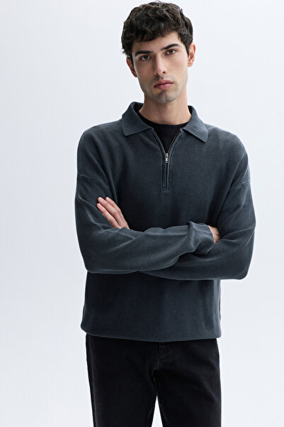 Mudo Oversized Polo Neck Sweater