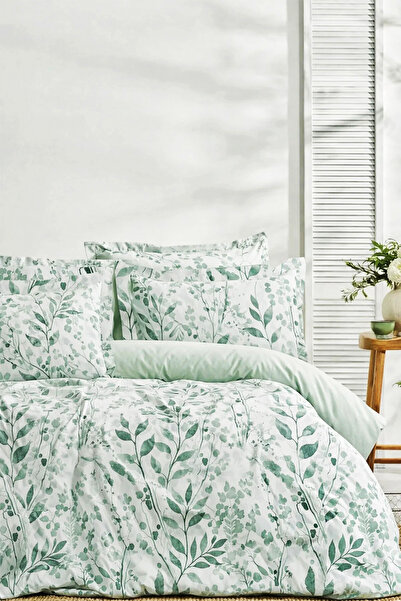 İQON طقم غطاء لحاف مطاطي مزدوج - SULUBOYA ÇAKLA