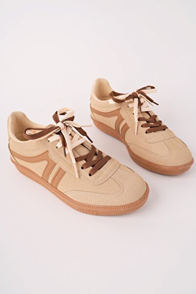 MUGGO HUXLEY Çift Bağcıklı Günlük Kadın Sneaker Spor Ayakkabı