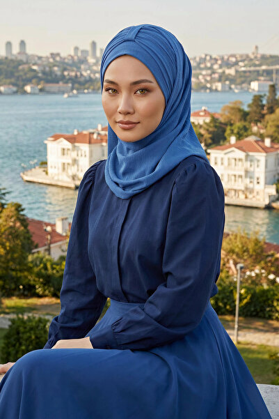 Aisha's Design Πρακτικό σάλι, Μπλε, CPS-91