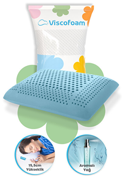 Viscofoam Ароматерапевтична ортопедична подушка з повітряними каналами Visco ...