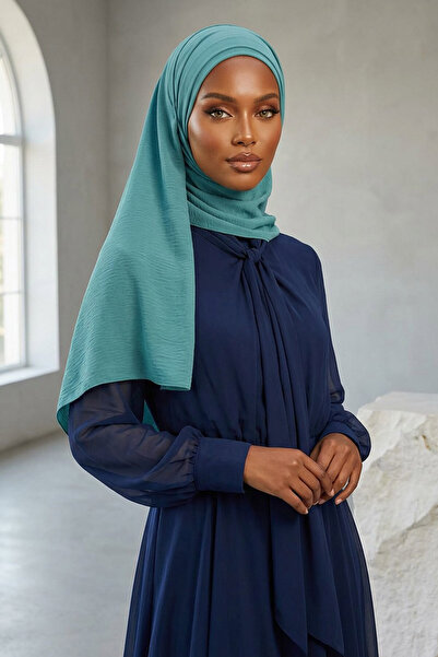 Aisha's Design Шаль з плісированим дизайном, м'ятно-зелений, CPS-93