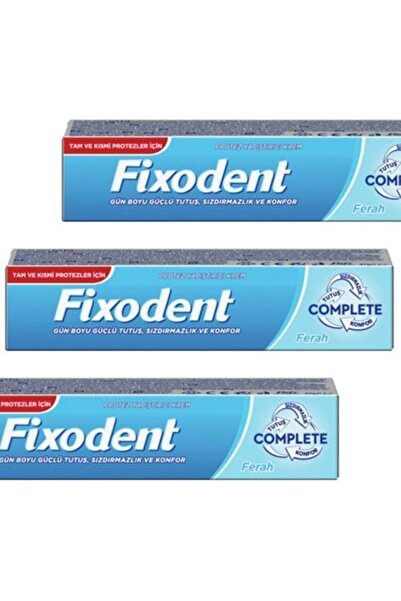 Fixodent Fıxodent Complate Fresh 47 Gr 3'Lü
