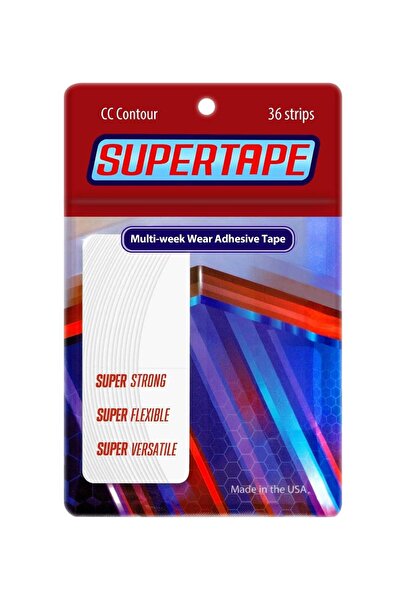 True Tape SUPERTAPE Protez Saç Bandı Oval (''CC'' - 2cm x 7.5cm) 36 Adet